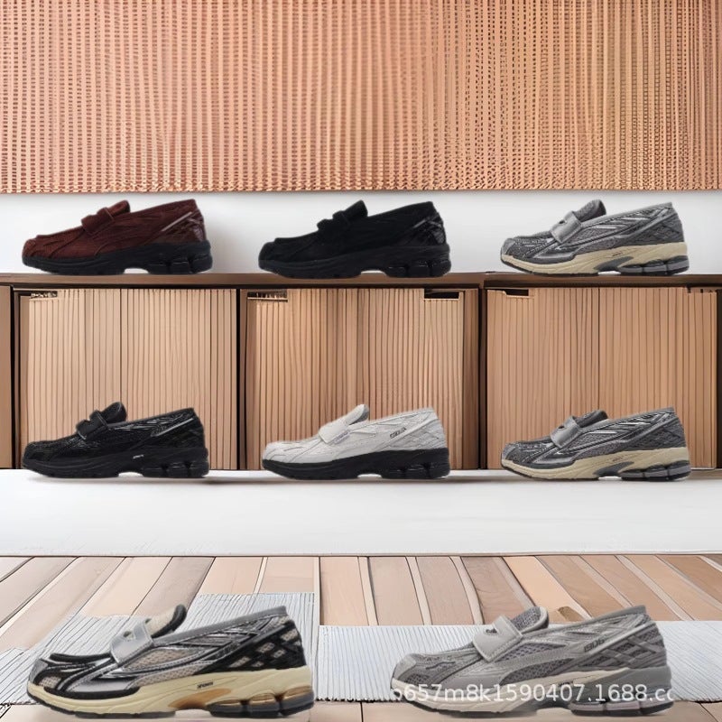 Putian Shoes Nb1906L Retro Single Product Shock-Absorbing Treasure Jogging Pure Original Dad Slip-On Loafers - Image 2